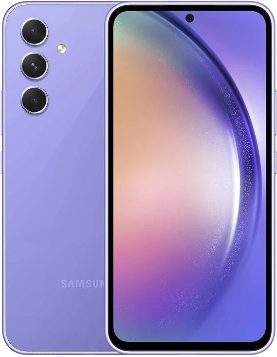 SAMSUNG Galaxy A54 5G A Series Cell Phone, Factory Unlocked Android Smartphone, 128GB w/ 6.4” Fluid Display Screen, Hi Res Camera, Long Battery Life, Refined Design, US Version, 2023, Awesome Violet